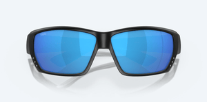 COSTA DEL MAR Sunglasses Matte Black / Blue Mirror Cost Del Mar Tuna Alley Matte Black/Blue Mirror Sunglasses