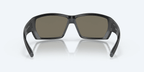 COSTA DEL MAR Sunglasses Matte Black / Blue Mirror Cost Del Mar Tuna Alley Matte Black/Blue Mirror Sunglasses