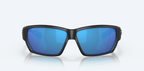 COSTA DEL MAR Sunglasses Matte Black / Blue Mirror Cost Del Mar Tuna Alley Matte Black/Blue Mirror Sunglasses