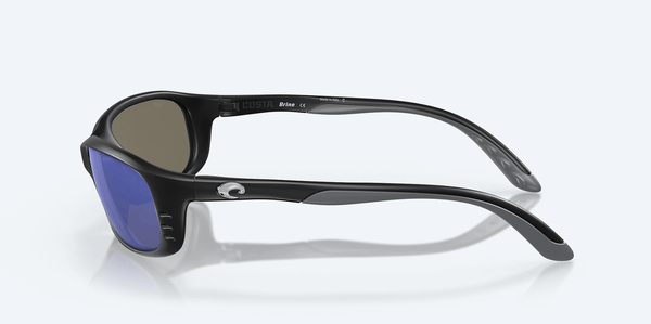 Costa Del Mar Brine Matte Black Frame Blue Mirror Lens Sunglasses