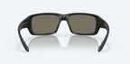 COSTA DEL MAR Sunglasses Matte Black / Blue Mirror Costa Del Mar Fantail Blackout Frame/Blue Mirror Lens Sunglasses