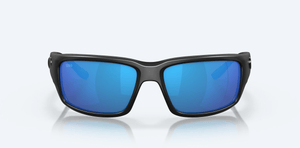 COSTA DEL MAR Sunglasses Matte Black / Blue Mirror Costa Del Mar Fantail Blackout Frame/Blue Mirror Lens Sunglasses