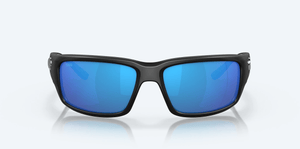 COSTA DEL MAR Sunglasses Matte Black / Blue Mirror Costa Del Mar Fantail Matte Black/Blue Mirror Sunglasses
