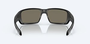 COSTA DEL MAR Sunglasses Matte Black / Blue Mirror Costa Del Mar Fantail Pro Matte Black Frame/Blue Mirror Lens Sunglasses