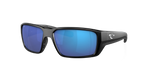 COSTA DEL MAR Sunglasses Matte Black / Blue Mirror Costa Del Mar Fantail Pro Matte Black Frame/Blue Mirror Lens Sunglasses