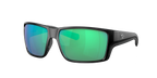 COSTA DEL MAR Sunglasses Matte Black / Green Mirror Costa Del Mar Reefton Pro Matte Black/Green Mirror Polarized Sunglasses
