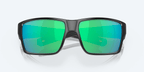 COSTA DEL MAR Sunglasses Matte Black / Green Mirror Costa Del Mar Reefton Pro Matte Black/Green Mirror Polarized Sunglasses
