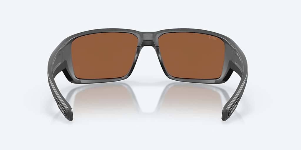 COSTA DEL MAR Sunglasses Matte Gray / Copper Silver Mirror Costa Del Mar Fantail Pro Matte Gray/Copper Silver Mirror Lens Sunglasses
