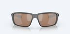 COSTA DEL MAR Sunglasses Matte Gray / Copper Silver Mirror Costa Del Mar Fantail Pro Matte Gray/Copper Silver Mirror Lens Sunglasses