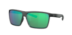 COSTA DEL MAR Sunglasses Matte Smoke Crystal / Green Mirror Costa Del Mar Rincon Matte Smoke Crystal/Green Mirror Sunglasses