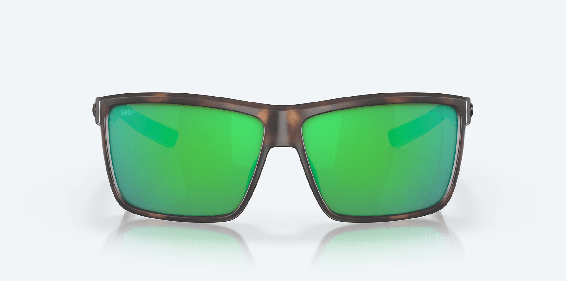 Tortoise Rinconcito Frame/Green Mirror Russell\'s Mar Del Costa - Wear, Western Sunglasses Matte