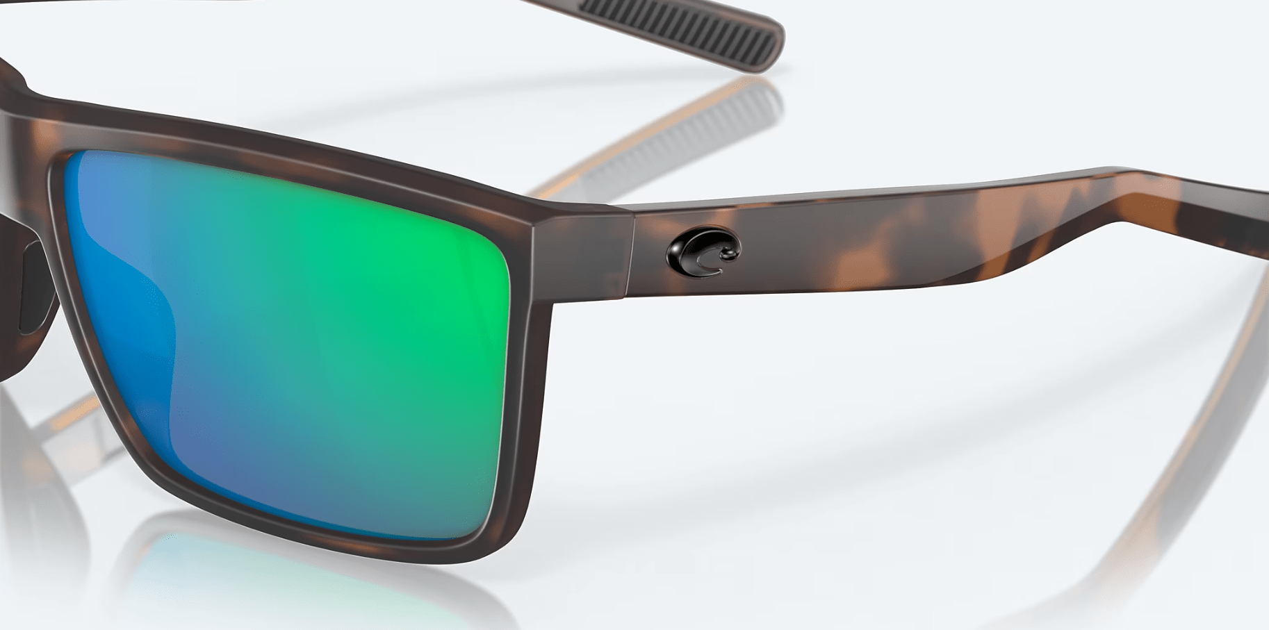 Mode Costa Del Mar Tortoise Frame/Green Wear, Russell\'s Western - Rinconcito Sunglasses Mirror Matte