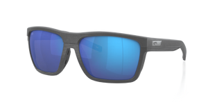 COSTA DEL MAR Sunglasses NET DARK GRAY / GRAY BLUE Costa Del Mar Pargo Net Dark Grey Frame/Blue Mirror Lens Sunglasses