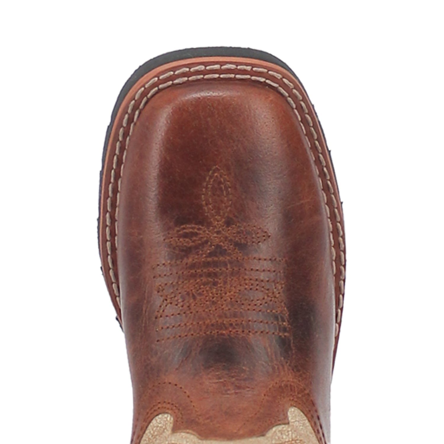 Dan Post Lil' Koufax Kids Tan Leather Cowboy Boots DPC2922