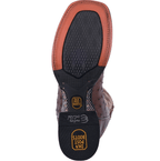 Dan Post Boots Dan Post Men's Alamosa Chocolate Full Quill Ostrich Exotic Boots DP3875