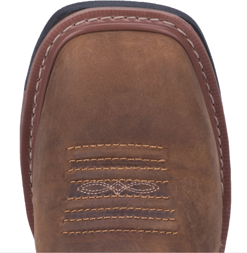 Dan Post Boots Dan Post Men's Blayde Saddle Tan Waterproof Steel Toe Leather Work Boots DP69482