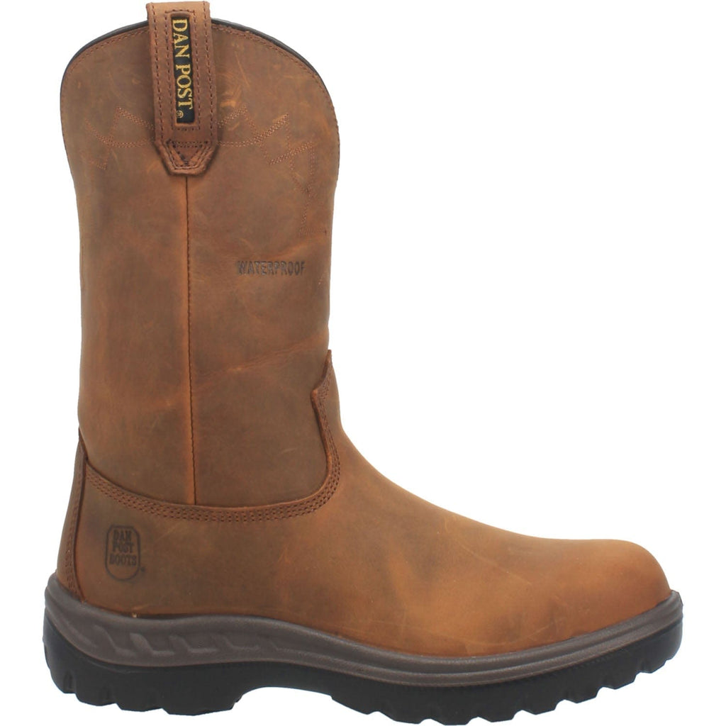 Dan Post Boots Dan Post Men's Cummins Tan Waterproof Steel Toe Work Boots DP62904