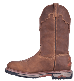 Dan Post Boots Dan Post Men's Journeyman Saddle Brown Composite Toe Waterproof Work Boots DP69512