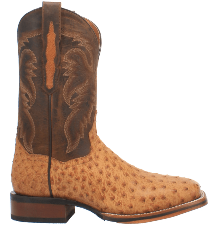 Dan Post Boots Dan Post Men's Kershaw Saddle Full Quill Ostrich Boots DP4951