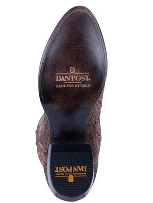 DAN POST Boots Dan Post Men's Manning Chocolate Python Western Exotic Boots DP3037