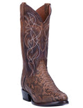DAN POST Boots Dan Post Men's Manning Chocolate Python Western Exotic Boots DP3037