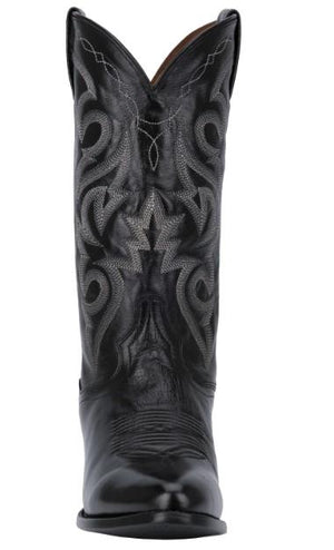 DAN POST Boots Dan Post Men's Milwaukee Black Cherry Leather Cowboy Boots DP2110R