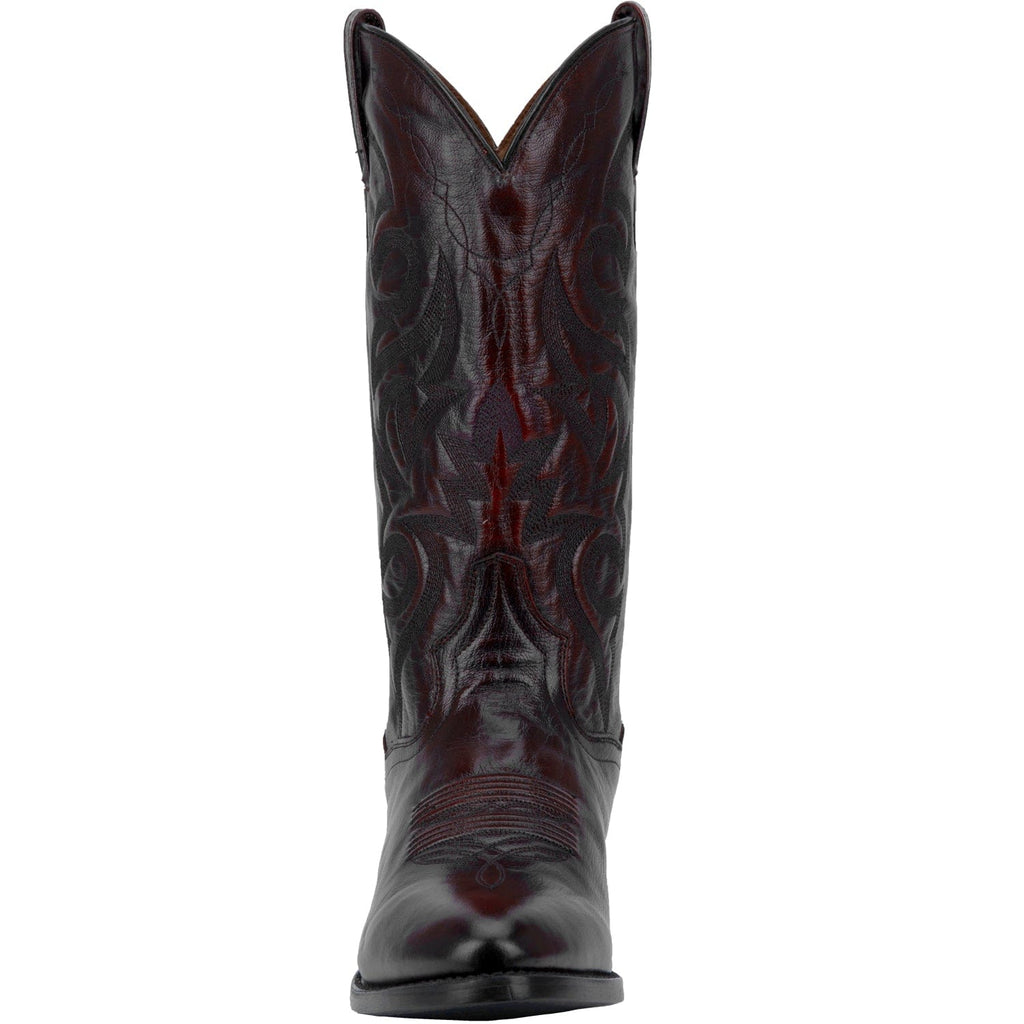 Dan Post Boots Dan Post Men's Milwaukee Black Cherry Leather Cowboy Boots DP2112R