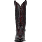 Dan Post Boots Dan Post Men's Milwaukee Black Cherry Leather Cowboy Boots DP2112R