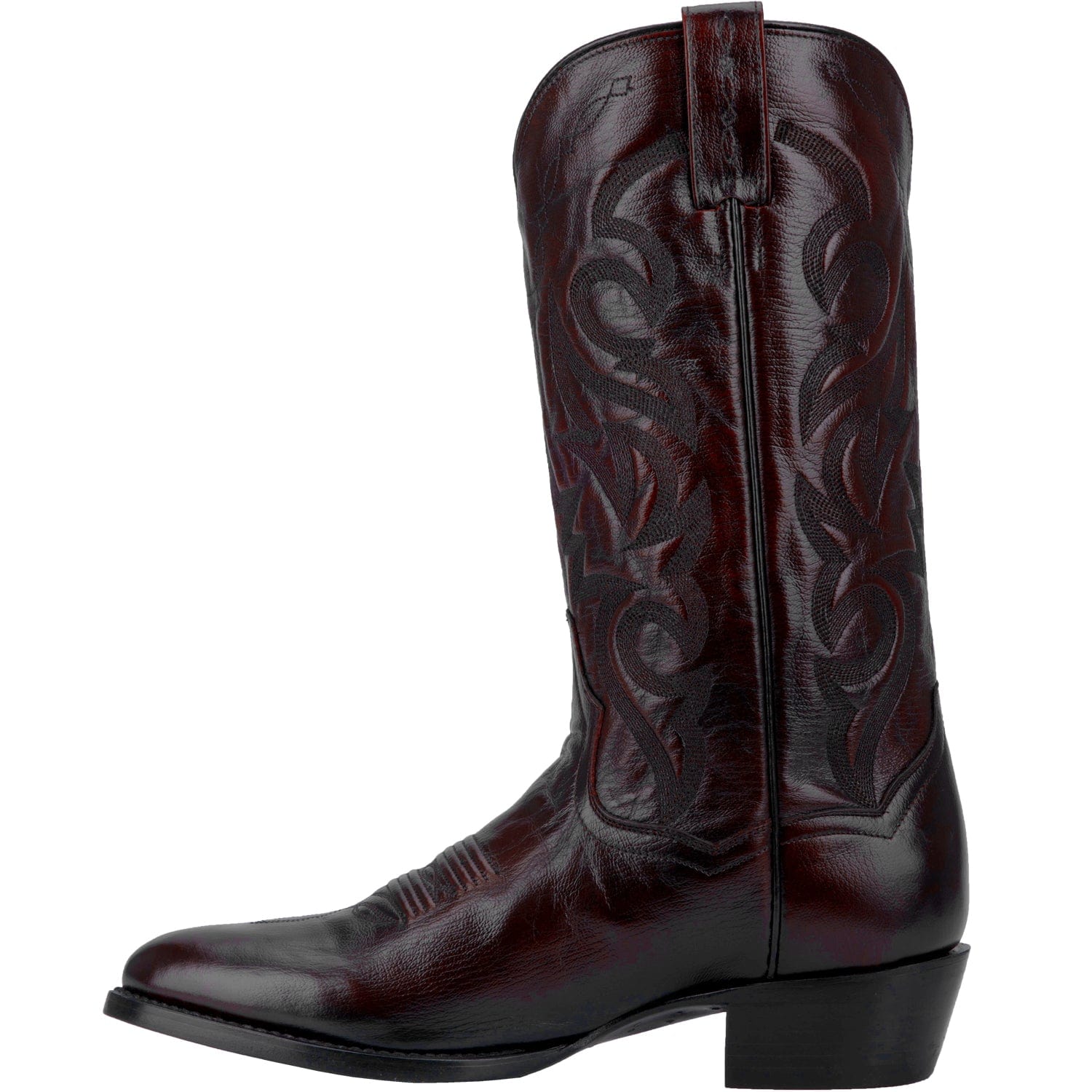 Dan Post Boots Dan Post Men's Milwaukee Black Cherry Leather Cowboy Boots DP2112R