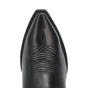 Dan Post Boots Dan Post Men's Milwaukee Black Snip Toe Leather Cowboy Boots DP2140