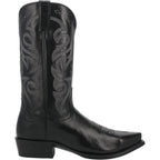 Dan Post Boots Dan Post Men's Milwaukee Black Snip Toe Leather Cowboy Boots DP2140