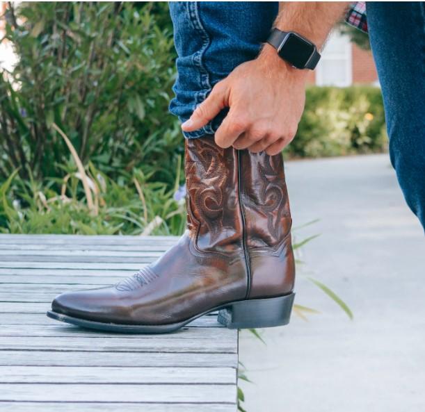 DAN POST Boots Dan Post Men's Milwaukee Brown Cowboy Boots DP2111R