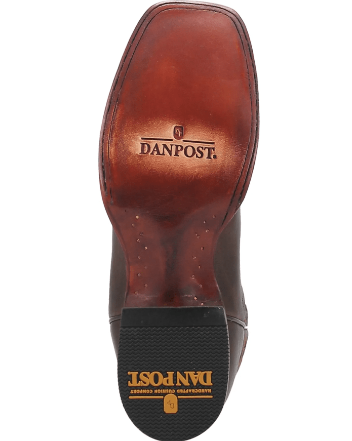 DAN POST Boots Dan Post Men's Seligman Brown Leather Cowboy Boots DP4104