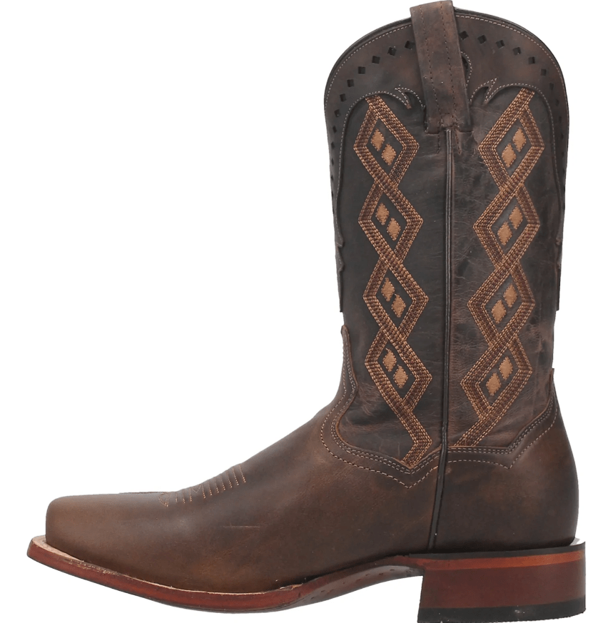 DAN POST Boots Dan Post Men's Seligman Brown Leather Cowboy Boots DP4104