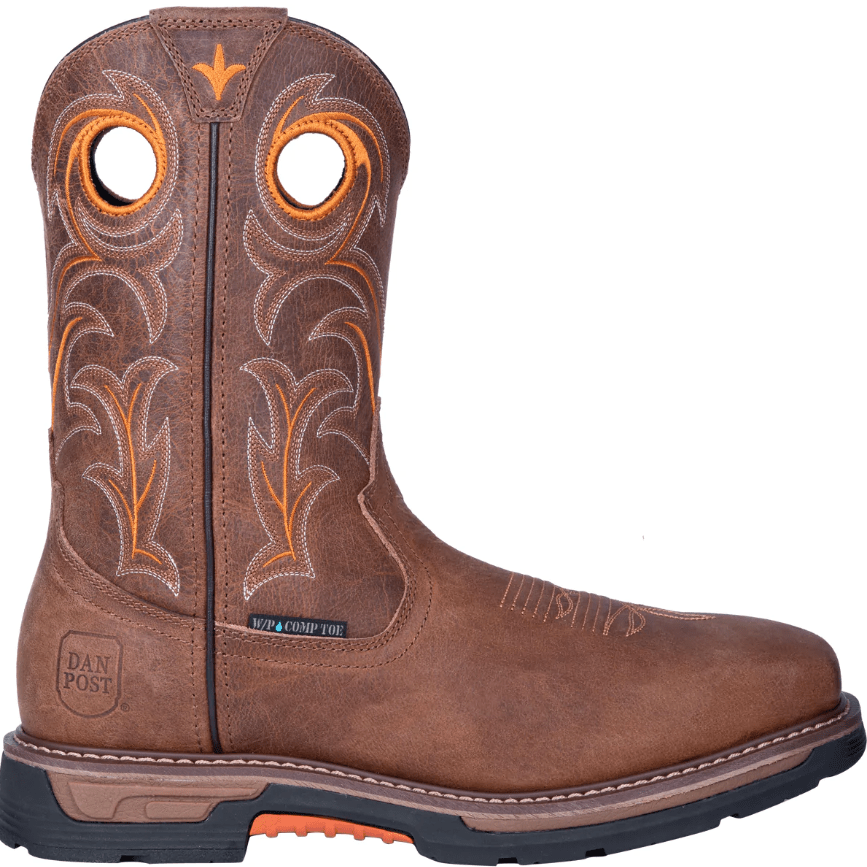 Dan Post Boots Dan Post Men's Storms Eye Brown Composite Toe Waterproof Work Boots DP59414