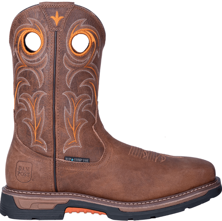 Dan Post Boots Dan Post Men's Storms Eye Brown Waterproof Work Boots DP56414