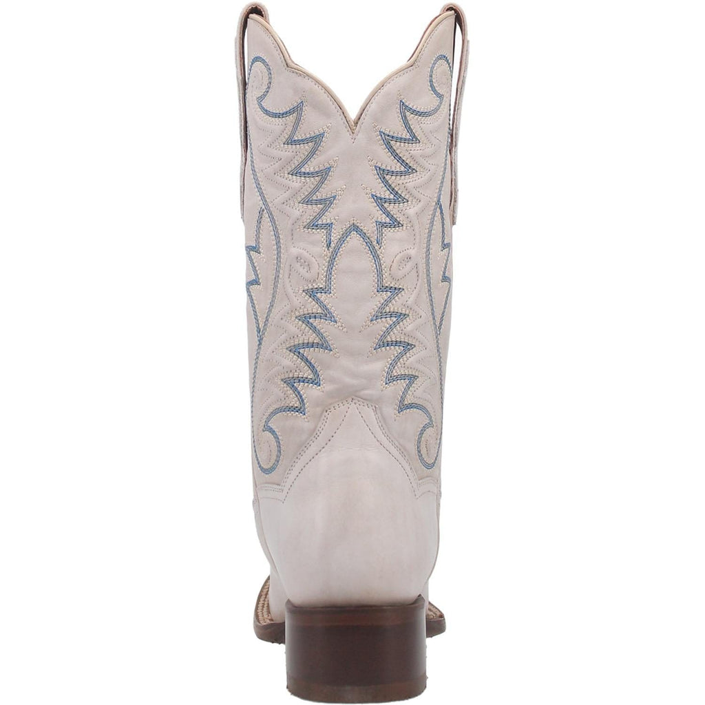 DAN POST Boots Dan Post Women's Sugar White Square Toe Leather Cowgirl Boots DP4999