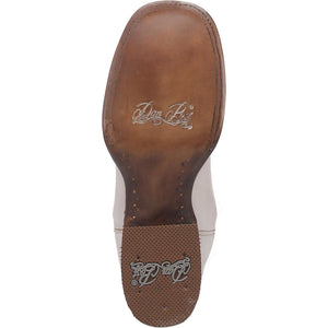 DAN POST Boots Dan Post Women's Sugar White Square Toe Leather Cowgirl Boots DP4999