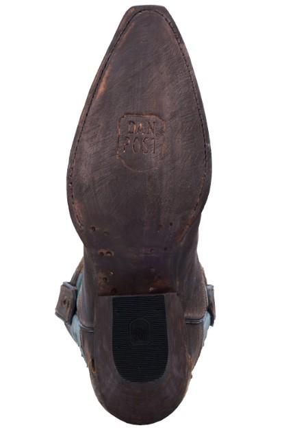 Dan Post Vintage Bluebird Women's Cowboy Boots, Sanded Chocolate, 9.5