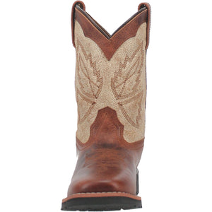 Dan Post Boots Dan Post Youth Lil' Koufax Brown Leather Cowboy Boots DPC3922
