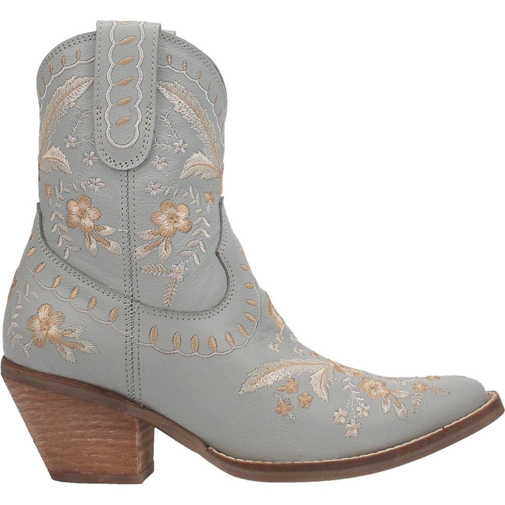 DAN POST Boots Dingo Women’s #Primrose Blue Floral Ankle Western Booties DI 748
