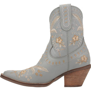 DAN POST Boots Dingo Women’s #Primrose Blue Floral Ankle Western Booties DI 748