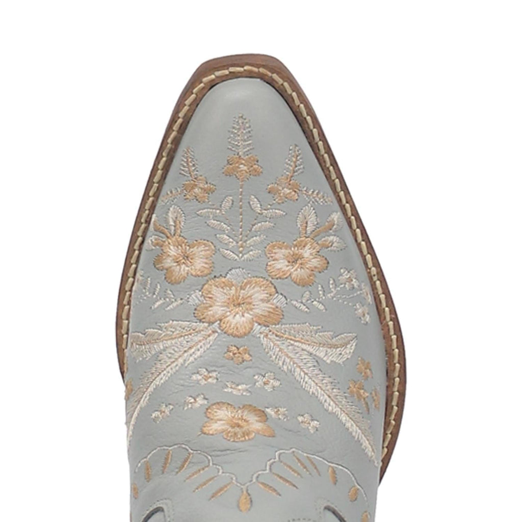 DAN POST Boots Dingo Women’s #Primrose Blue Floral Ankle Western Booties DI 748