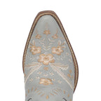 DAN POST Boots Dingo Women’s #Primrose Blue Floral Ankle Western Booties DI 748