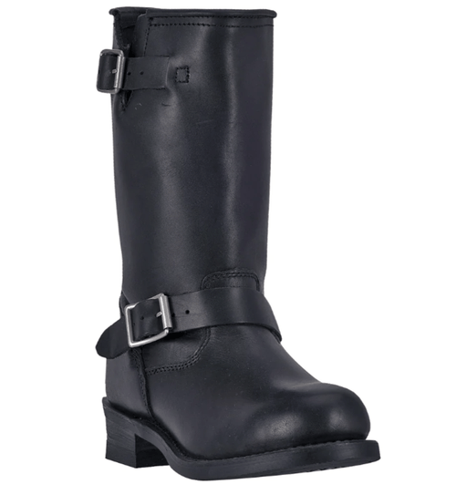 Dingo Men's Rob Black Leather Harness Boots DI19040 – Russell's