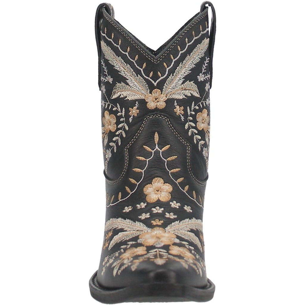 Dingo Boots Dingo Women's #Primrose Black Floral Ankle Western Booties DI 748