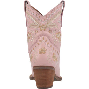 Dingo Boots Dingo Women's #Primrose Pink Floral Ankle Western Booties DI 748
