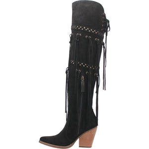 Dingo Boots Dingo Women's #Witchy Woman Black Tall Western Boots DI 268