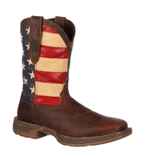 DURANGO BOOTS Boots Durango® Men's Rebel™ Patriotic Pull-On Western Flag Boot - DB5554