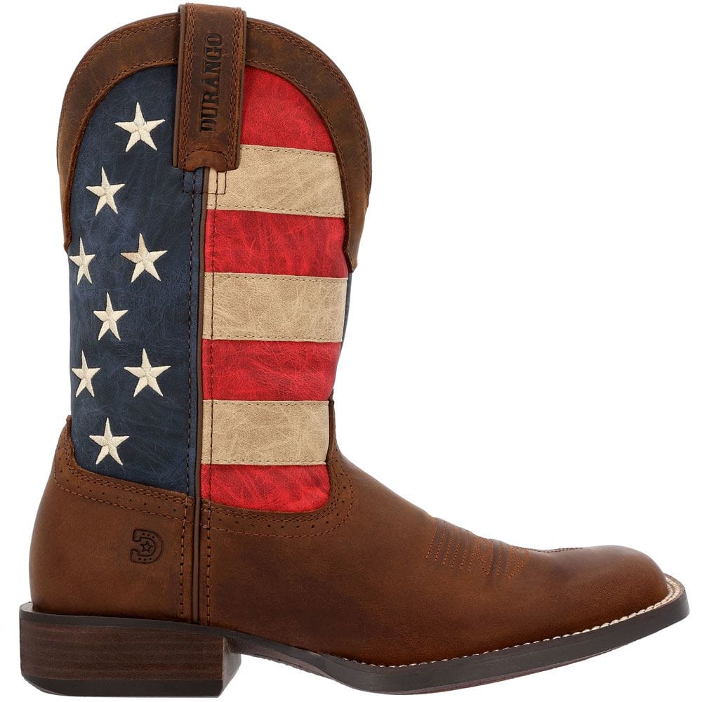 DURANGO BOOTS Boots Durango Men's Saddlebrook Brown Union Flag Western Boots DDB0446
